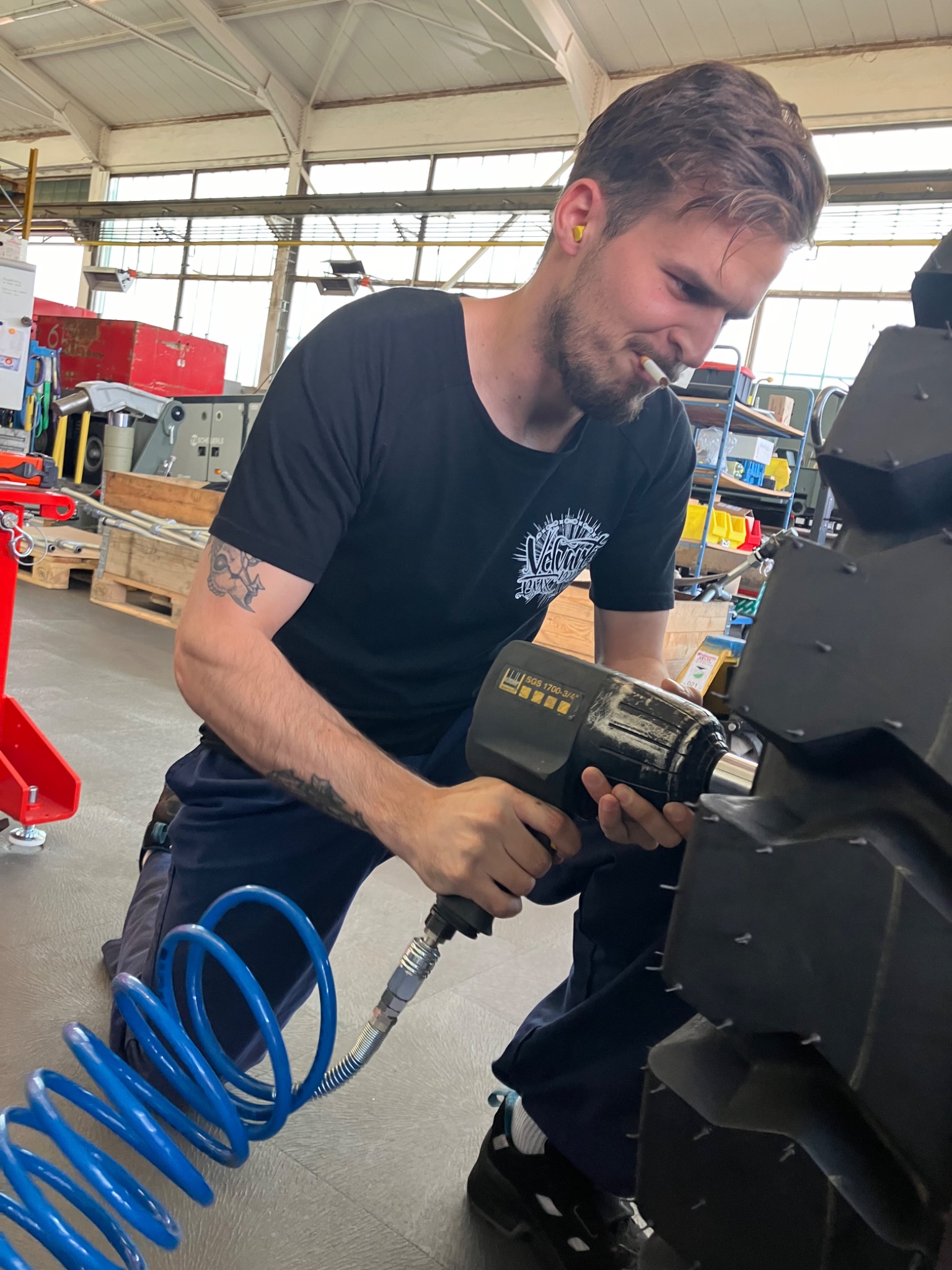 Working on the Soapbox car